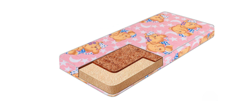 Матрас детский Homefort Малышка-2 60х120х6 см Розовый (28614106)