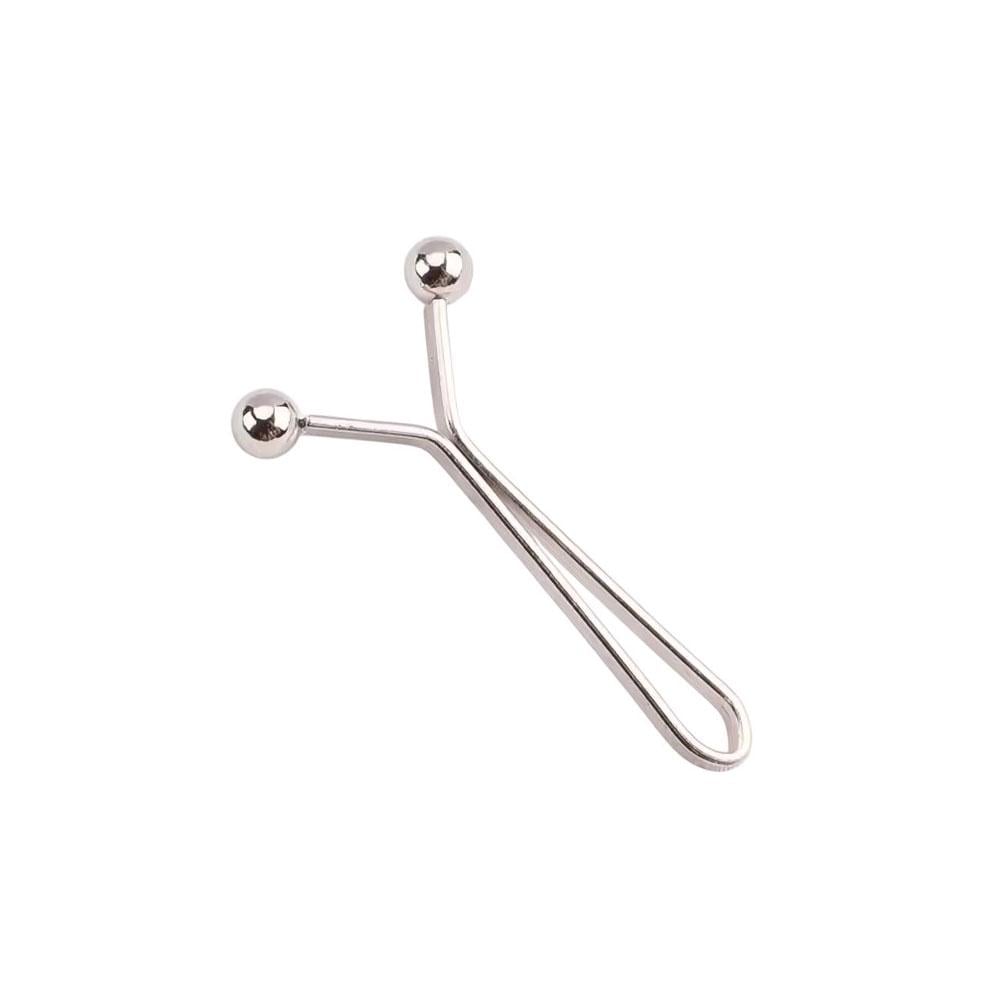 Зажим для стягивания брюк металлический Серебряный (IY0060_1)