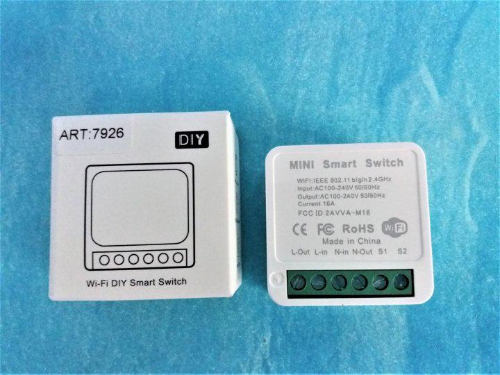 Выключатель-регулятор WiFi Smart Switch 16A (1074)