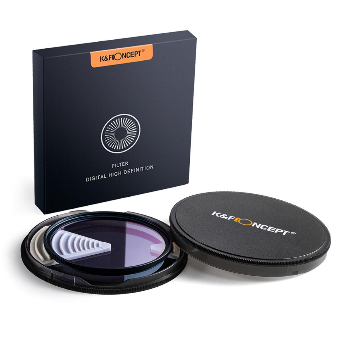 Світлофільтр K&F Concept Natural Night Натуральна ніч XK44 Nano покриття оптичне скло 82 мм - фото 2 Світлофільтр K&F Concept Natural Night Натуральна ніч XK44 Nano покриття оптичне скло 82 мм - фото 2