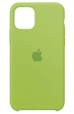 Силіконовий чохол Silicone Case Iphone 11 світло-зелений