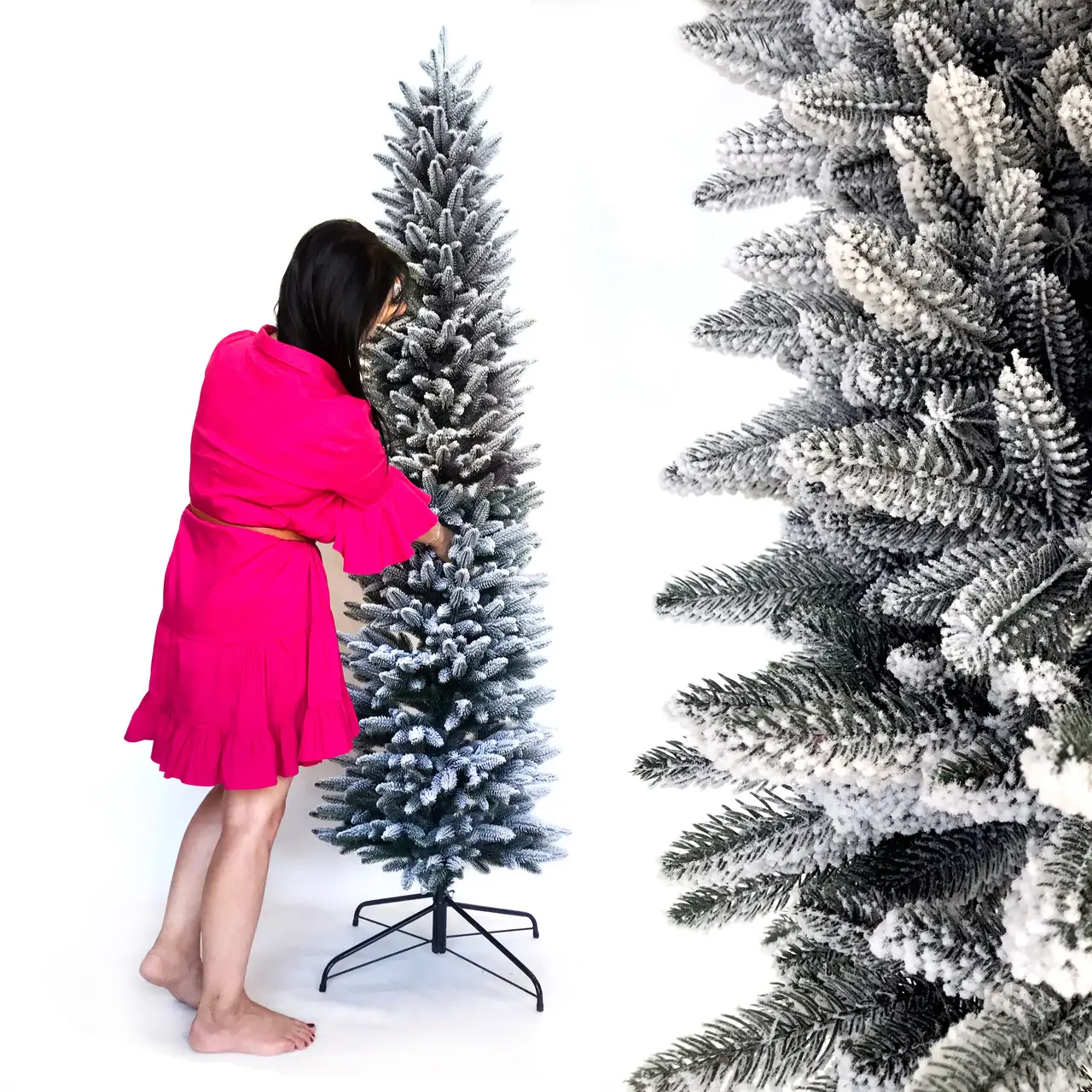 Елка искусственная HVOYA литая Альпийская заснеженная 180 см (220/180/GS) - фото 5