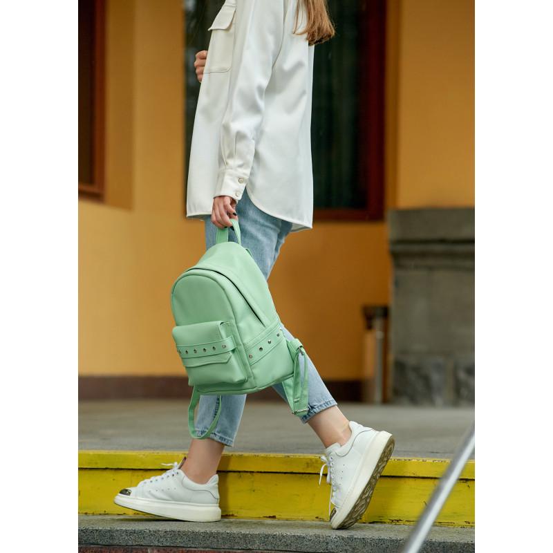 Рюкзак женский Sambag Dali BKH 35x25x12 см Мятный - фото 5 Рюкзак женский Sambag Dali BKH 35x25x12 см Мятный - фото 5