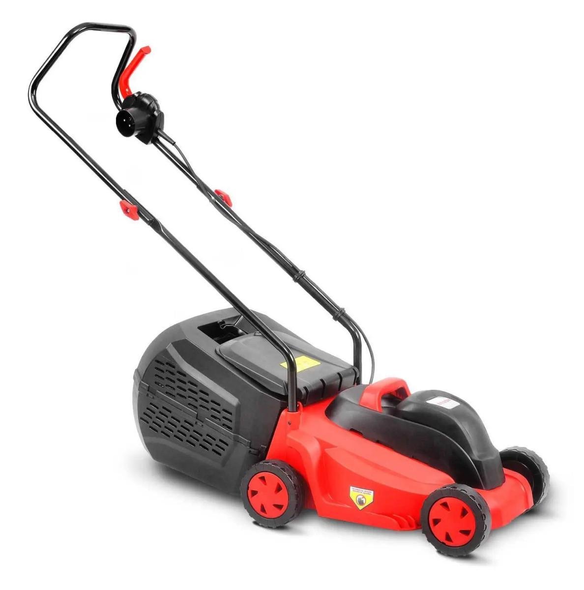 Газонокосарка HECHT 1000 2415717360 електрична жорсткий травозбірник 35 л 1000 Вт