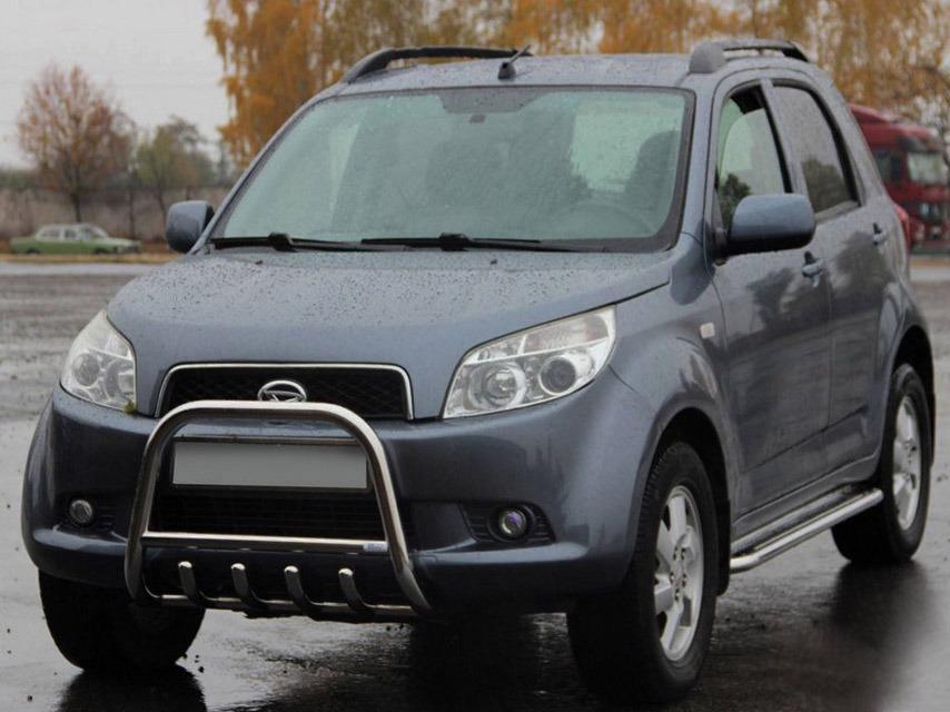 Передняя дуга QT006 CAN для Daihatsu Terios 2006- гг. нержавеющая сталь Хром