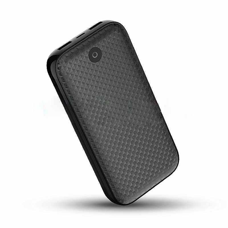 Зовнішній акумулятор Rock 20000 mAh P58 з 2 USB Чорний