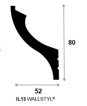 Карниз для скрытого освещения NMC IL13 (8055105) - фото 2