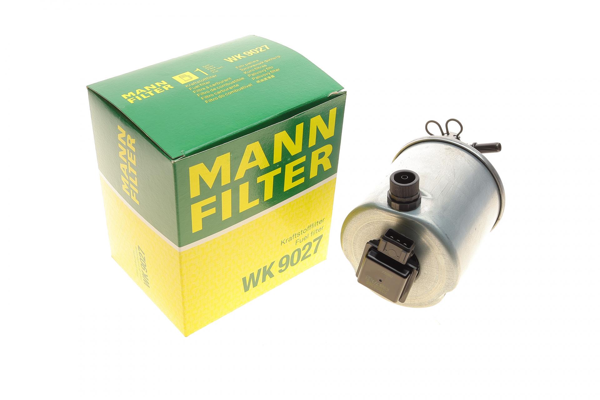 Фильтр топливный Mann-Filter для Nissan X-Trail/Renault Koleos 2,0dci 07- (WK 9027)