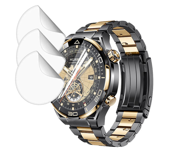Противоударная гидрогелевая пленка Hydrogel Film для Huawei Watch Ultimate Design (6 шт), Transparent