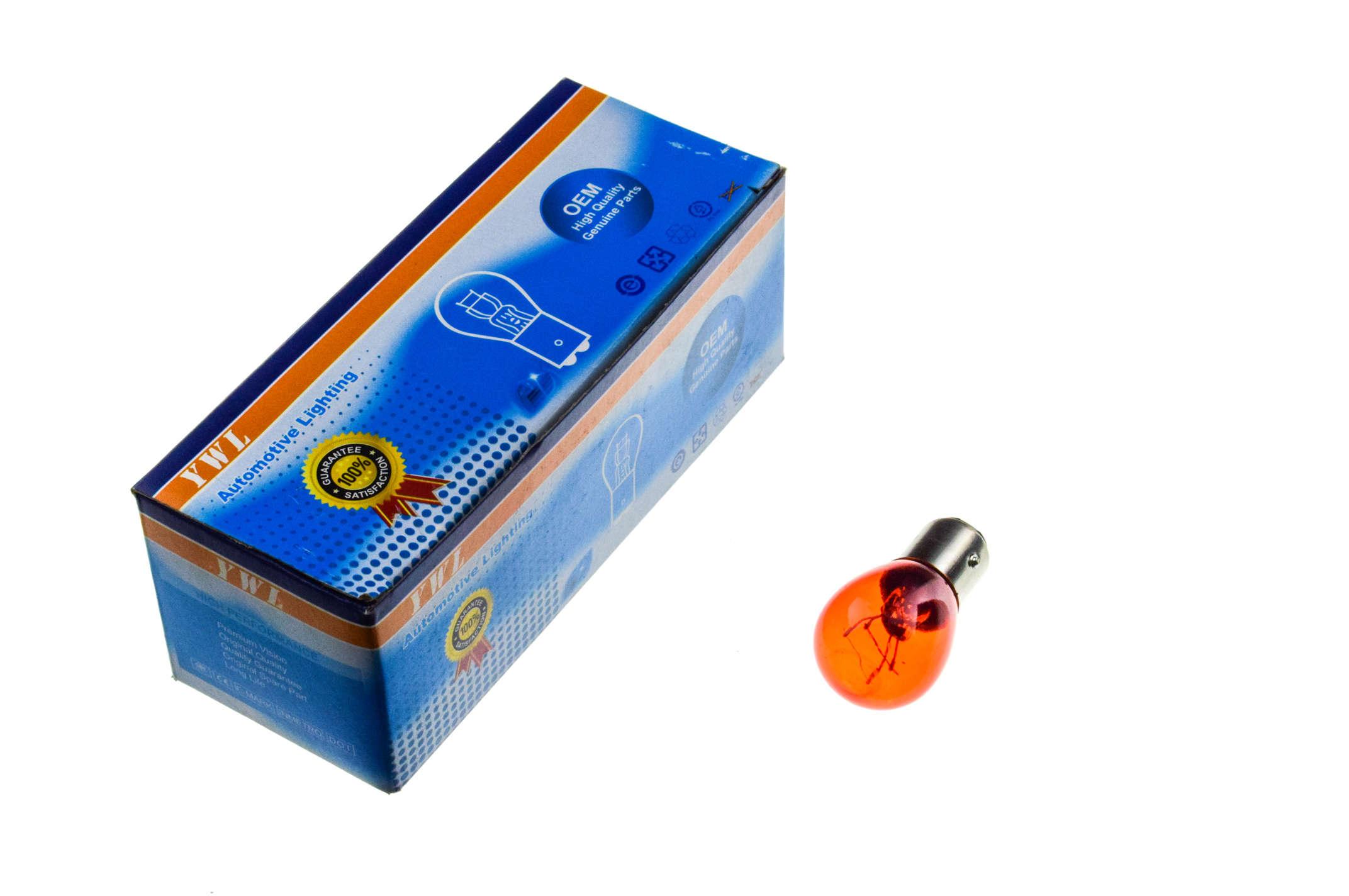 Лампа YWL S25 2PIN 12V 21W/5W Червоний (L-240)
