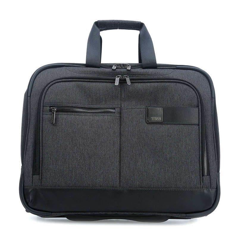 Бизнес-кейс на 2 колесах Titan Power Pack 42 л Mixed Grey (Ti379601-04)