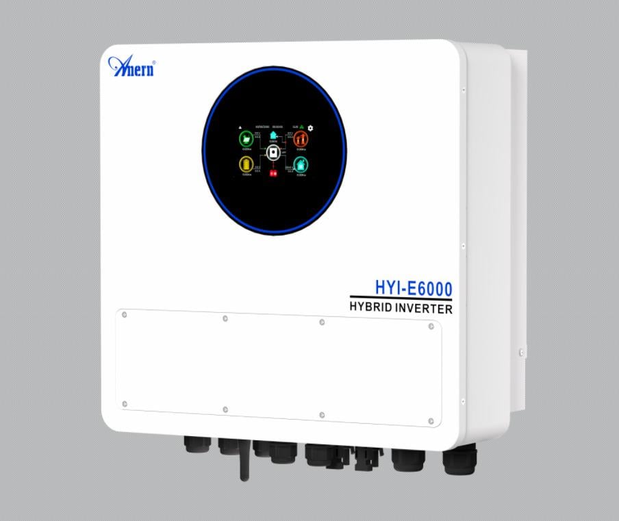 Инвертор гибридный 6 кВт Anern AN-HYI-E6000 (37820226) Инвертор гибридный 6 кВт Anern AN-HYI-E6000 (37820226)
