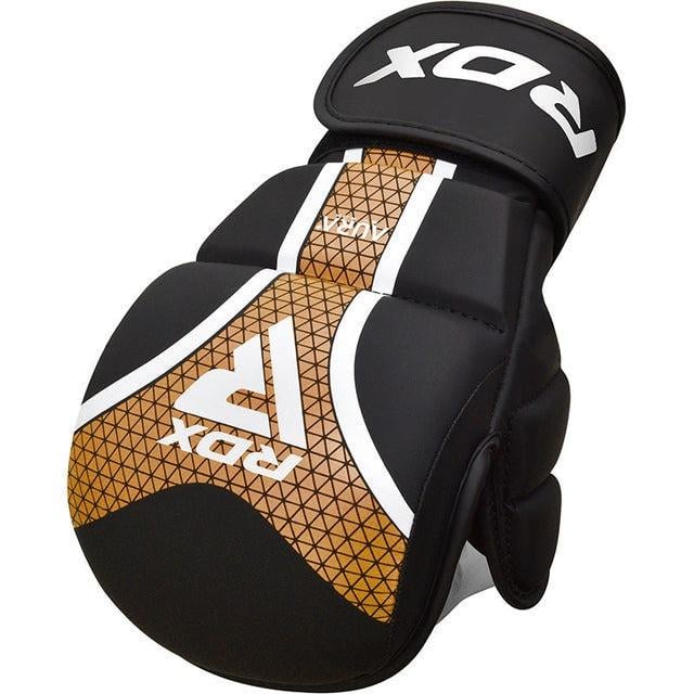 Перчатки греплинговые для ММА RDX SHOOTER AURA PLUS T-17 L Black Golden (3019802770)