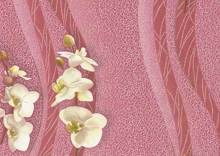 Обои тисненные Эксклюзив Люкс на бумажной основе 0,53х10,05 м Бордо (029-10)