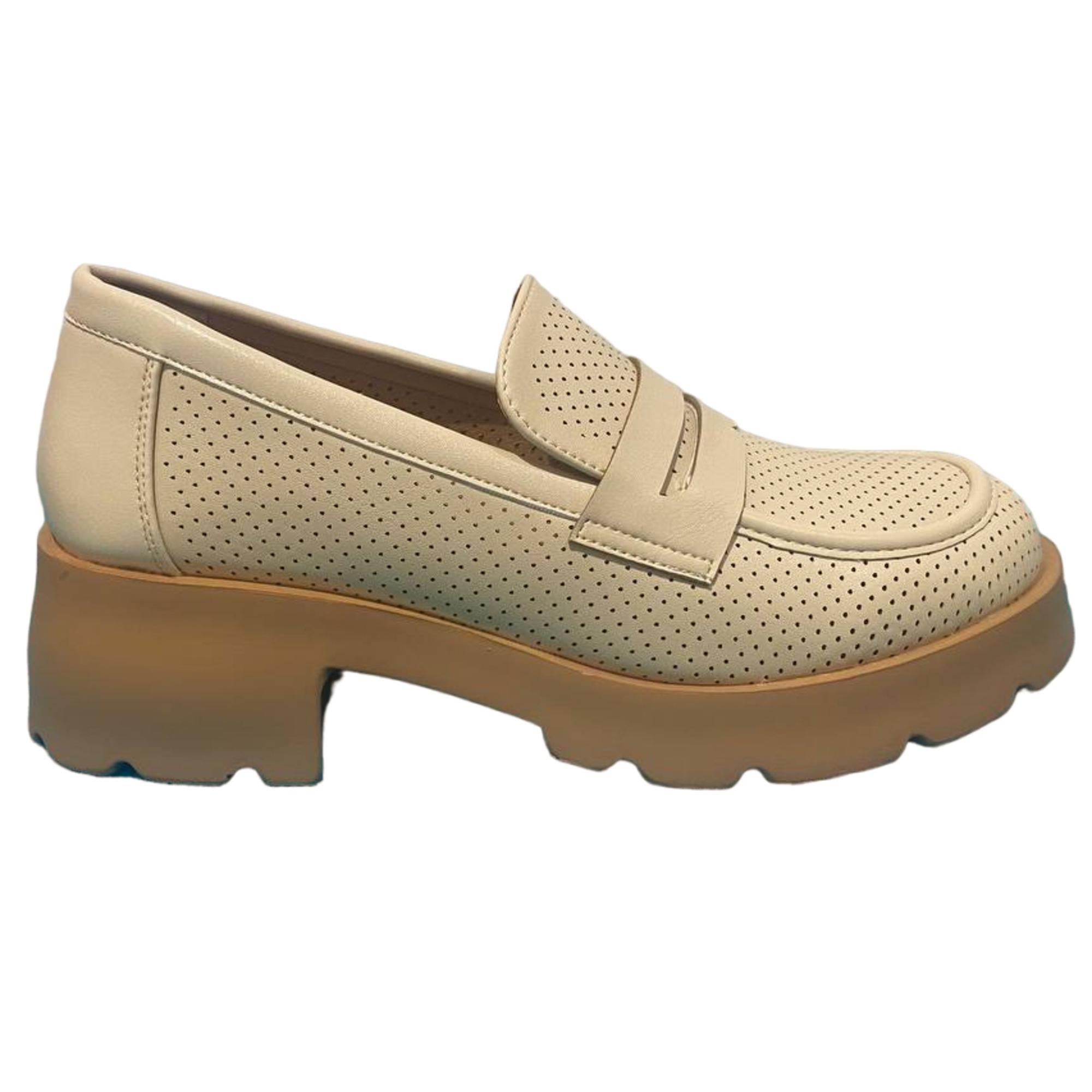 Туфли женские осенние Butigo р. 38 Бежевый (040057-38)