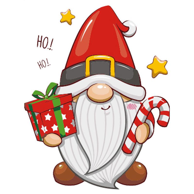 Картина по номерам Strateg Премиум Гномик с подарком 30x40 см (SS6817)