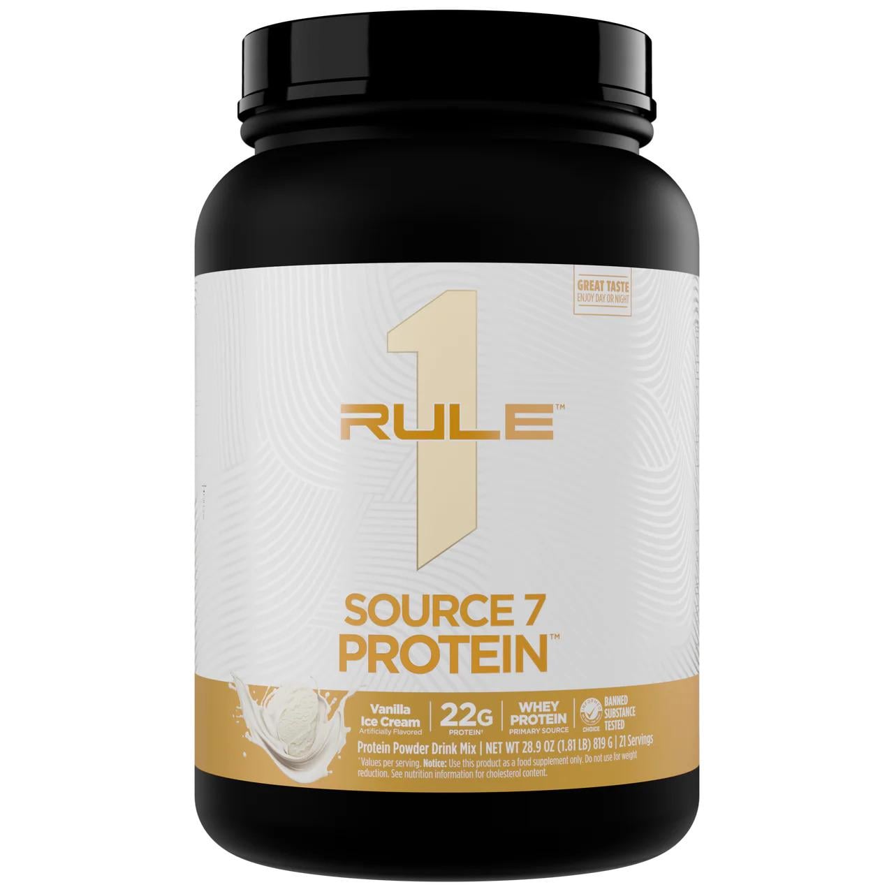 Протеин Rule 1 Source 7 Protein 819 г Ваниль Протеин Rule 1 Source 7 Protein 819 г Ваниль