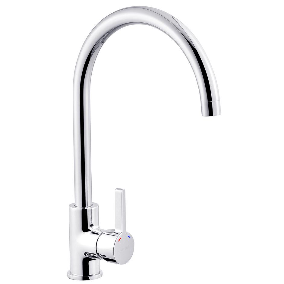 Смеситель для кухни IBERGRIF M22118 CV028498 однорычажный Хром (148299)