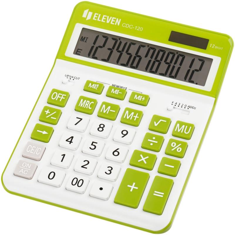 Калькулятор бухгалтерский Eleven CDC-120-WH/GN