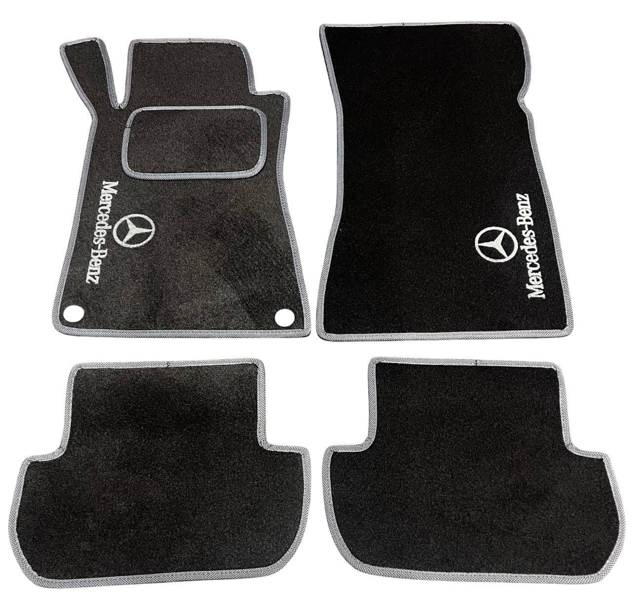 Килимки в салон ворсові для Mercedes C-class/CLK coupe АКП W 209 5 шт. Чорний (27327073)