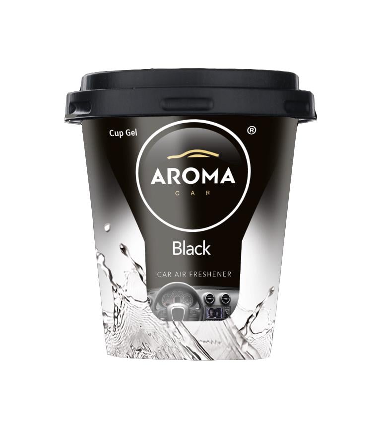Ароматизатор Aroma Car CUP Gel Black 130 г (92777)