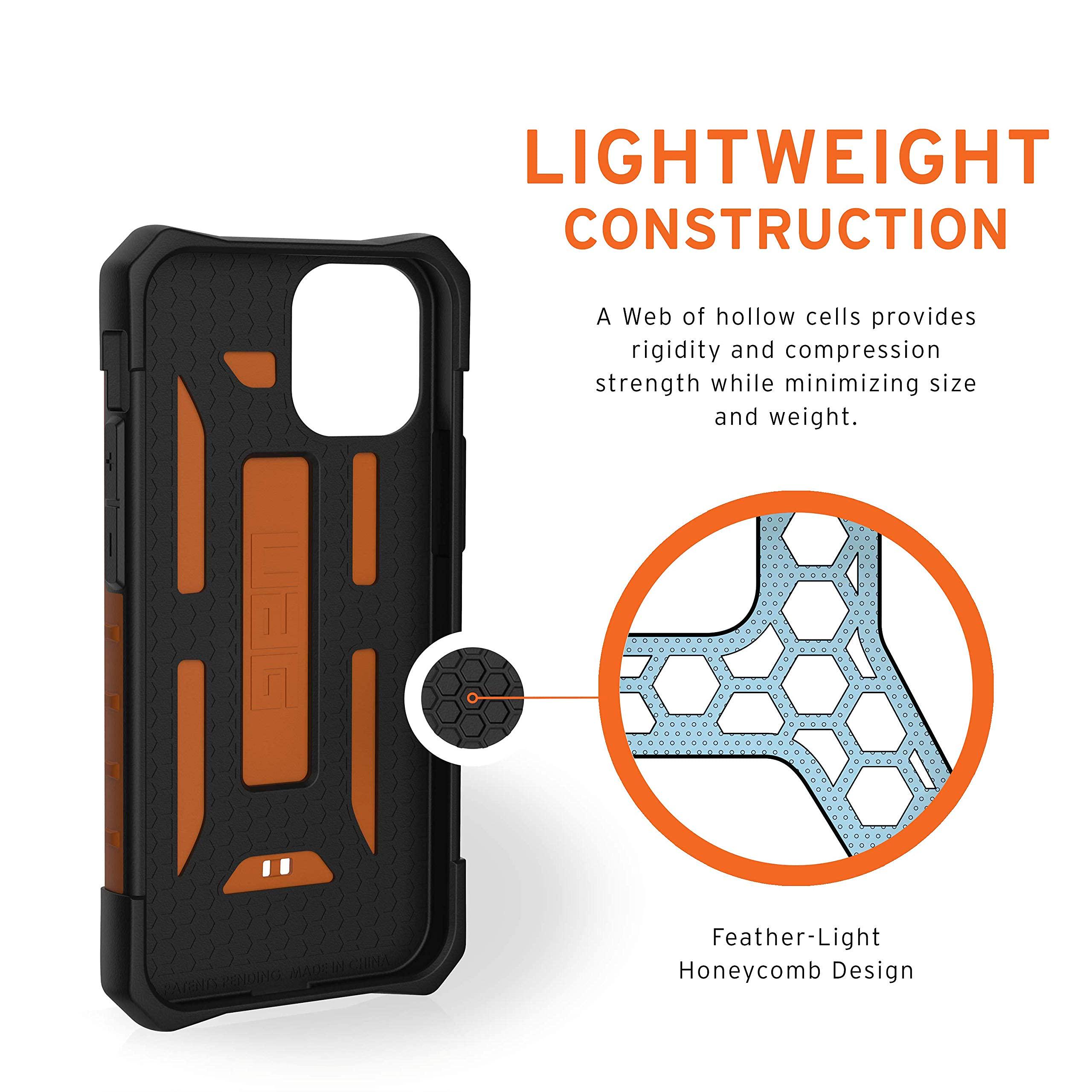 Чехол милитари противоударный UAG Pathfinder 112347119797 для Iphone 12 Mini (5.4") Orange - фото 2