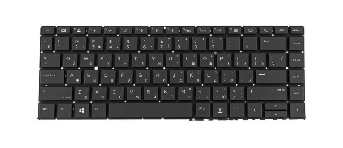 Клавіатура для ноутбука HP EliteBook 140 G6 з підсвічуванням клавіш (V163046BS1)