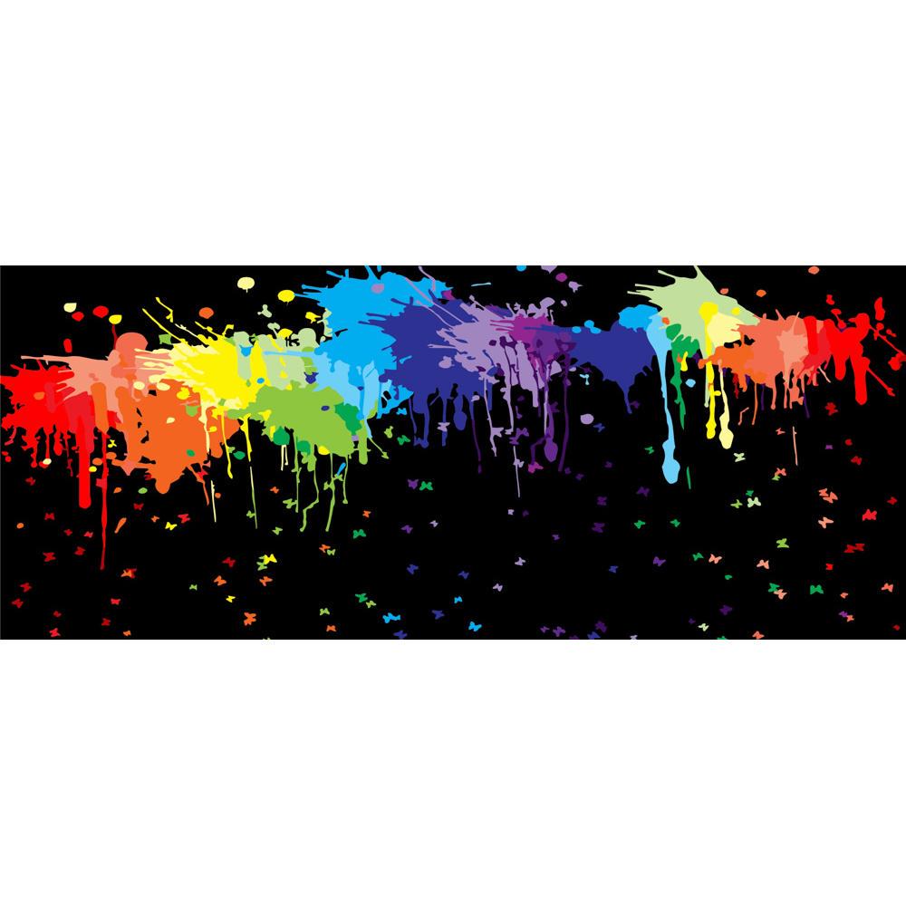 Картина за номерами Strateg Преміум Плями фарб 50х25 см (WW006)