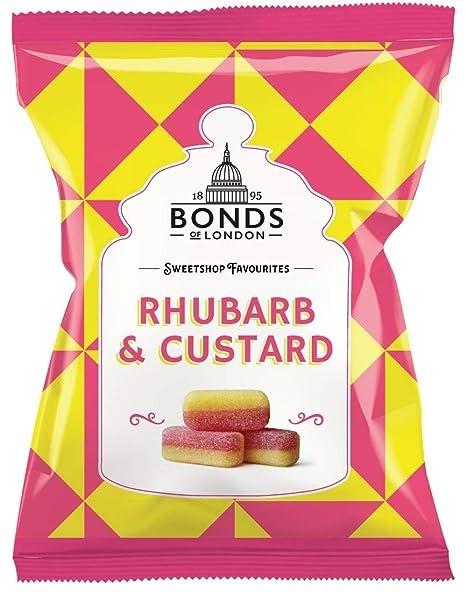 Леденцы Bonds of London Rhubarb & Custard Bags 130 г (1913788072)