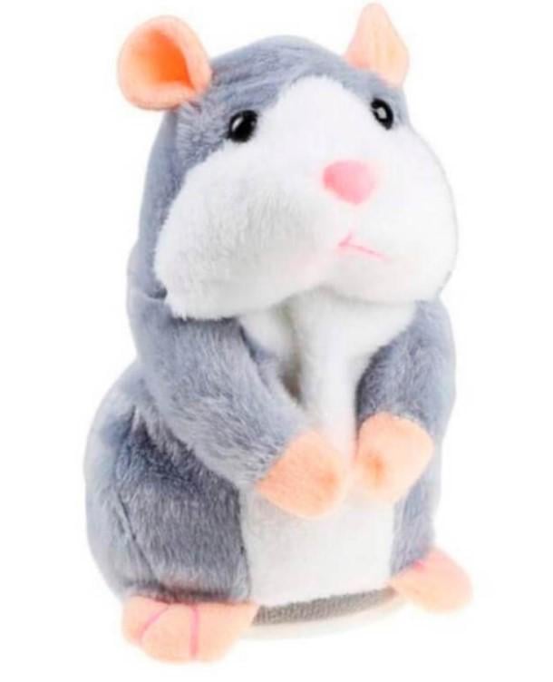 Хомяк говорящий на батарейках Серый (2104618613) - фото 4