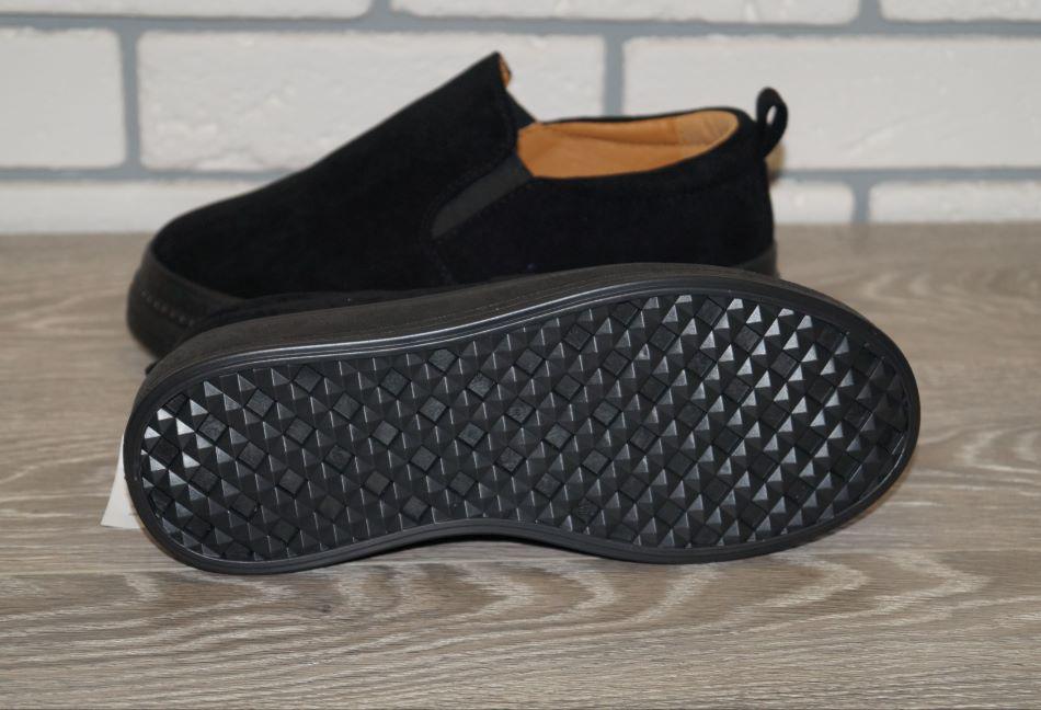 Слипоны демисезонные Violeta 41 р. 25,5 см Черный (30268-41) - фото 6