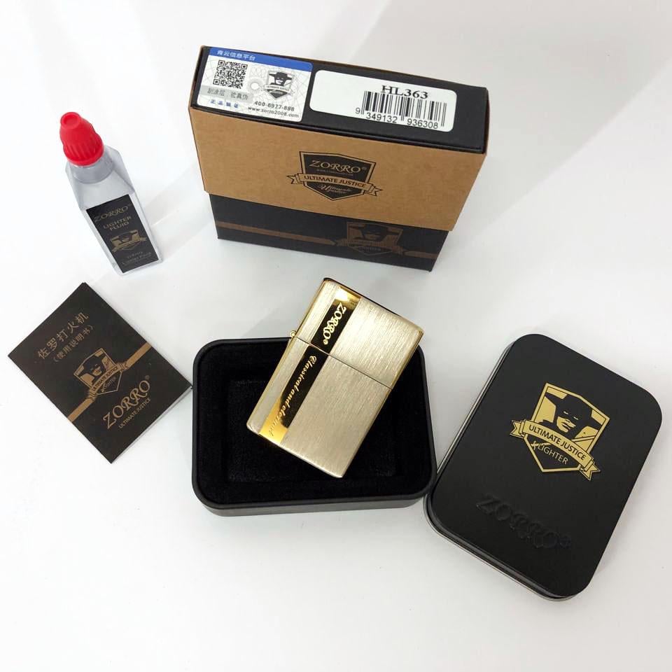 Набор для зажигалки бензиновая Zorro HL-363 Золото (310869) Набор для зажигалки бензиновая Zorro HL-363 Золото (310869)