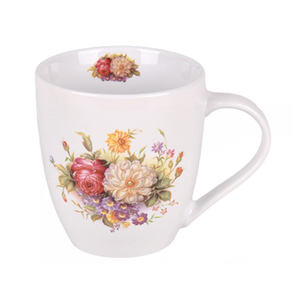 Чашка Roses R35464 400 мл Белый (31559782)