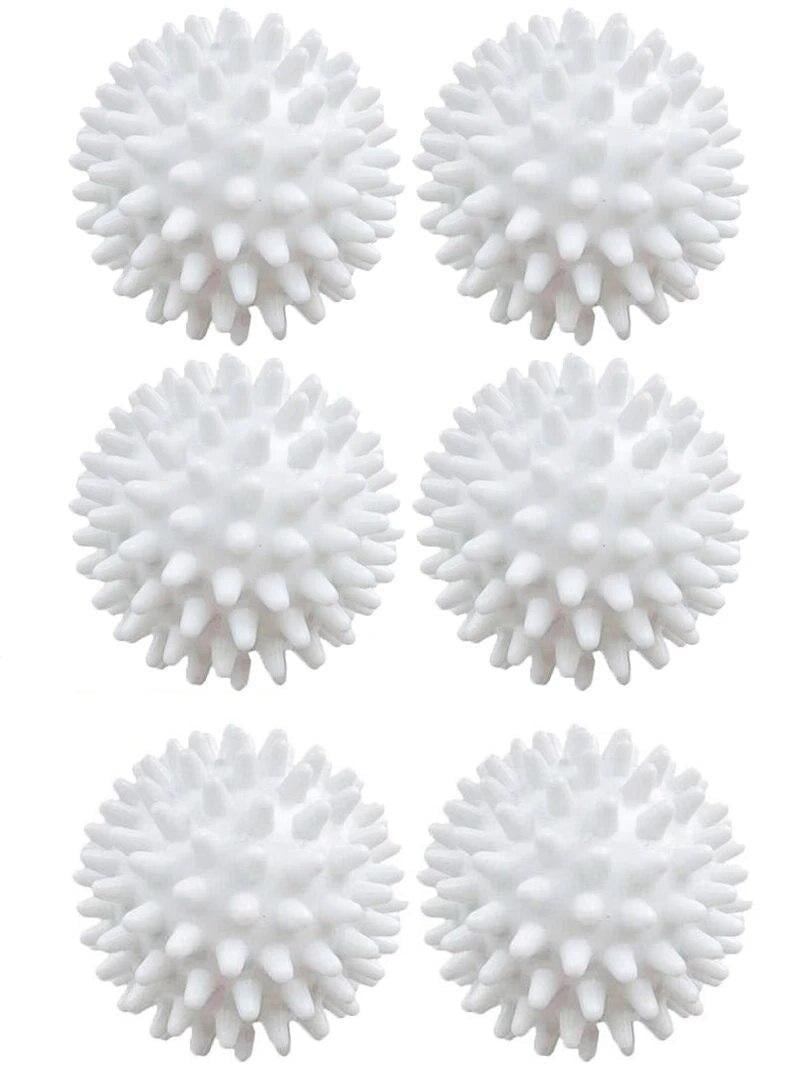 Комплект м'ячиків для прання Kayfovo KB6W та мішечок для прання KBW1 6 шт. White (28681)