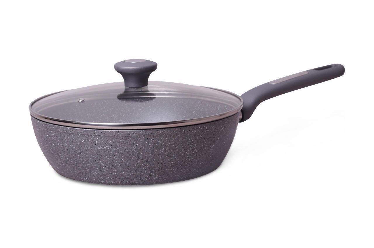 Сковорода глубокая Kamille Granite с антипригарным покрытием 260 мм