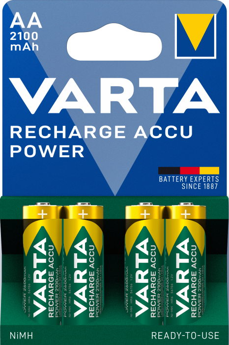 Акумулятор Varta ACCU AA 2100 mAh 4 шт. (1867080123)
