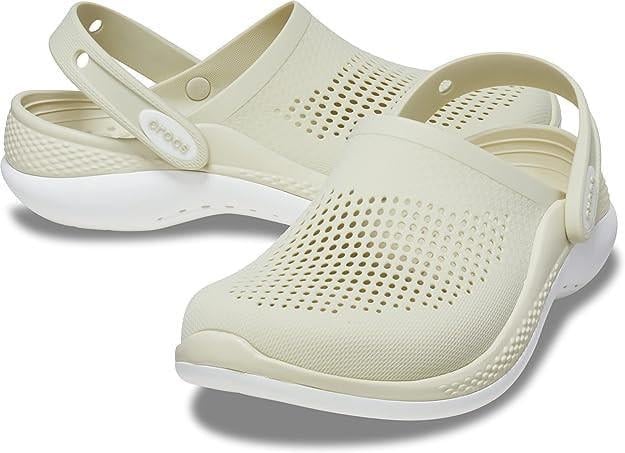 Сабо чоловічі Crocs LiteRide 360 Clog Bone р. 43-44 Бежевий (17340)