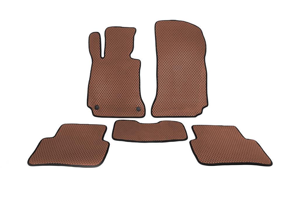 Коврики EVA Digital Designs для Mercedes C-class W204 2007-2015 гг. этилвинилацетат Коричневый