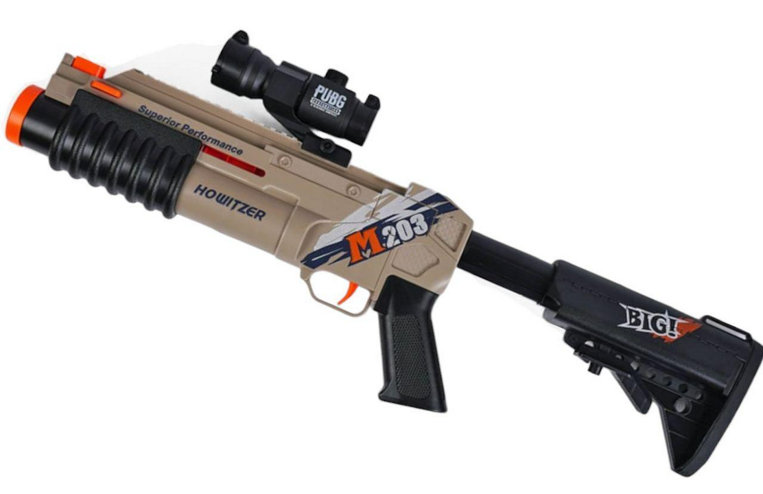 Автомат с оптическим прицелом/20 мягких патронов и механический принцип работы Хаки (21754406) Автомат с оптическим прицелом/20 мягких патронов и механический принцип работы Хаки (21754406)