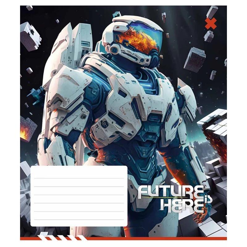 Зошит учнівський "Future is Here" 012-3417K-5 в клітинку 12 аркушів
