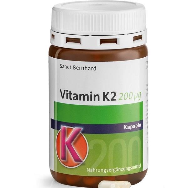 Вітамін K Sanct Bernhard Vitamin K2 MK-7 200 mcg 120 капс. (000020567)