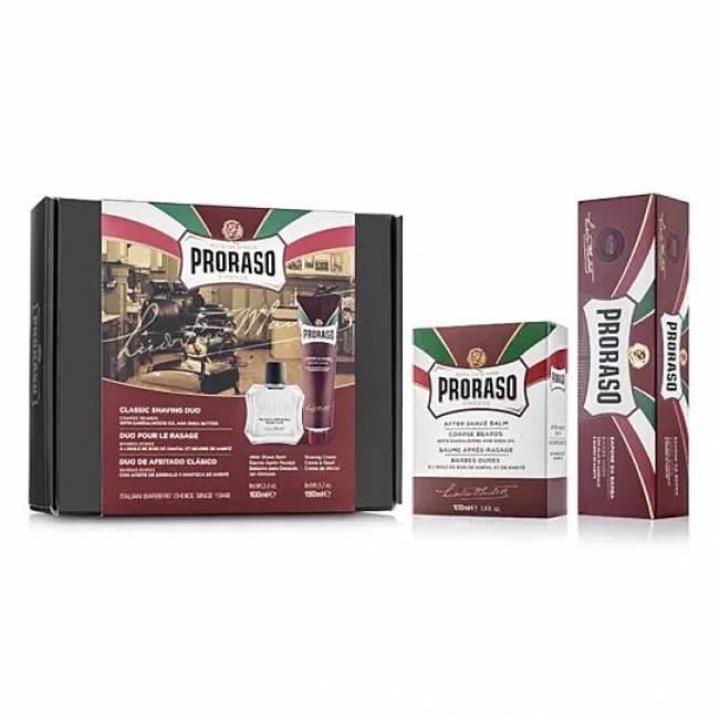 Набор для бритья Proraso Duo Pack Tube Balm Sandalwood (ПР116)
