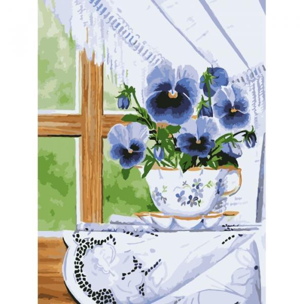 Картина по номерам Идейка Цветы Майское дыхание 30х40 см в термопакете (КНО2059-mt)