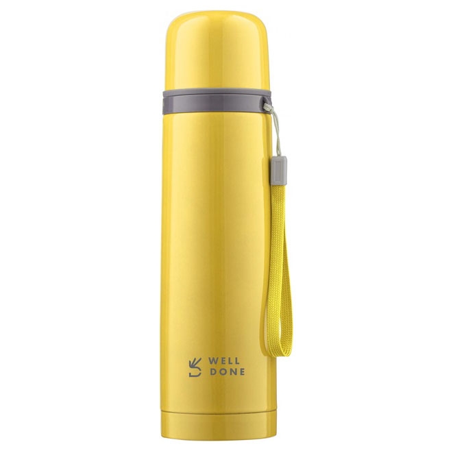 Термос Well Done WD-7153Y 350 мл Yellow (tf5411) Термос Well Done WD-7153Y 350 мл Yellow (tf5411)
