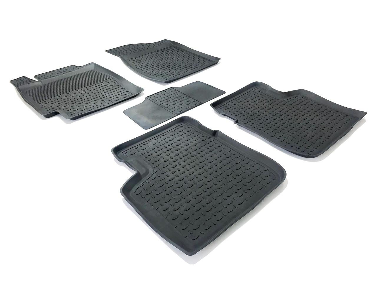 Коврики в салон SEINTEX для для Toyota Camry XV30 2001-2006 резиновые 5 шт. (89647)