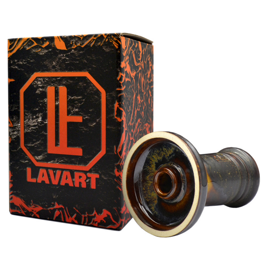 Чаша для кальяна глиняная LAVART Фаннел Aurora Amber (31578020)