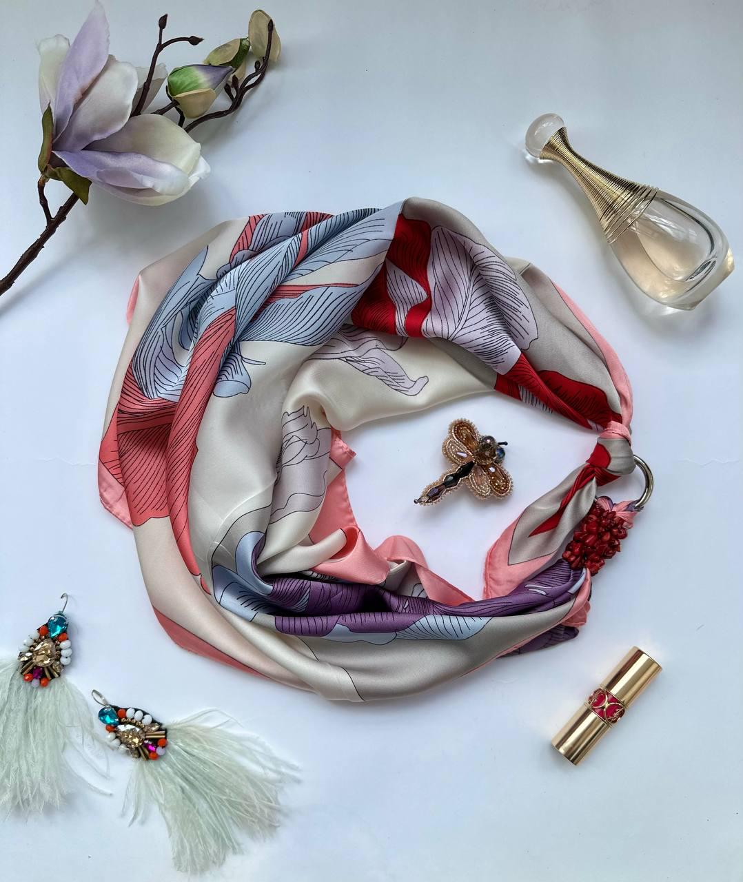 Платок дизайнерский My Scarf Весенний сад (15429621)