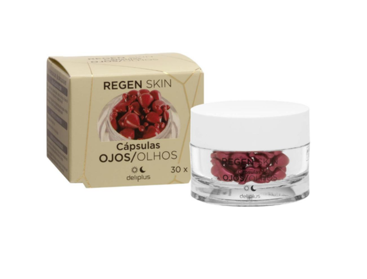 Капсули з ретиналем для контуру очей від темних кіл Deliplus Regen Skin Cápsulas Ojos 30 шт. по 0,13 мл (536696479)