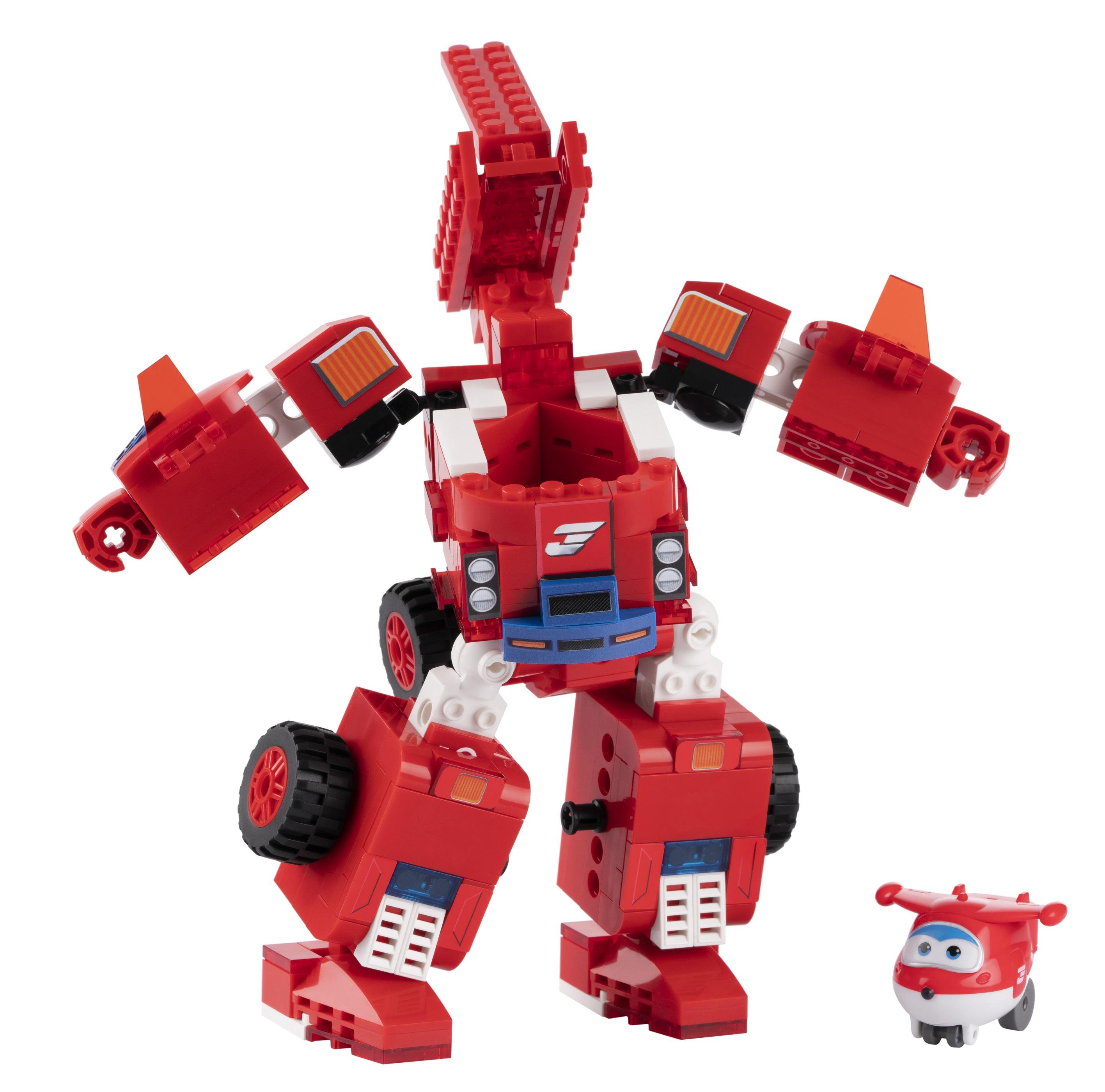 Конструктор Super Wings Small Blocks 2в1 Buildable Transforming Vehicle Jett (EU385005) - фото 2