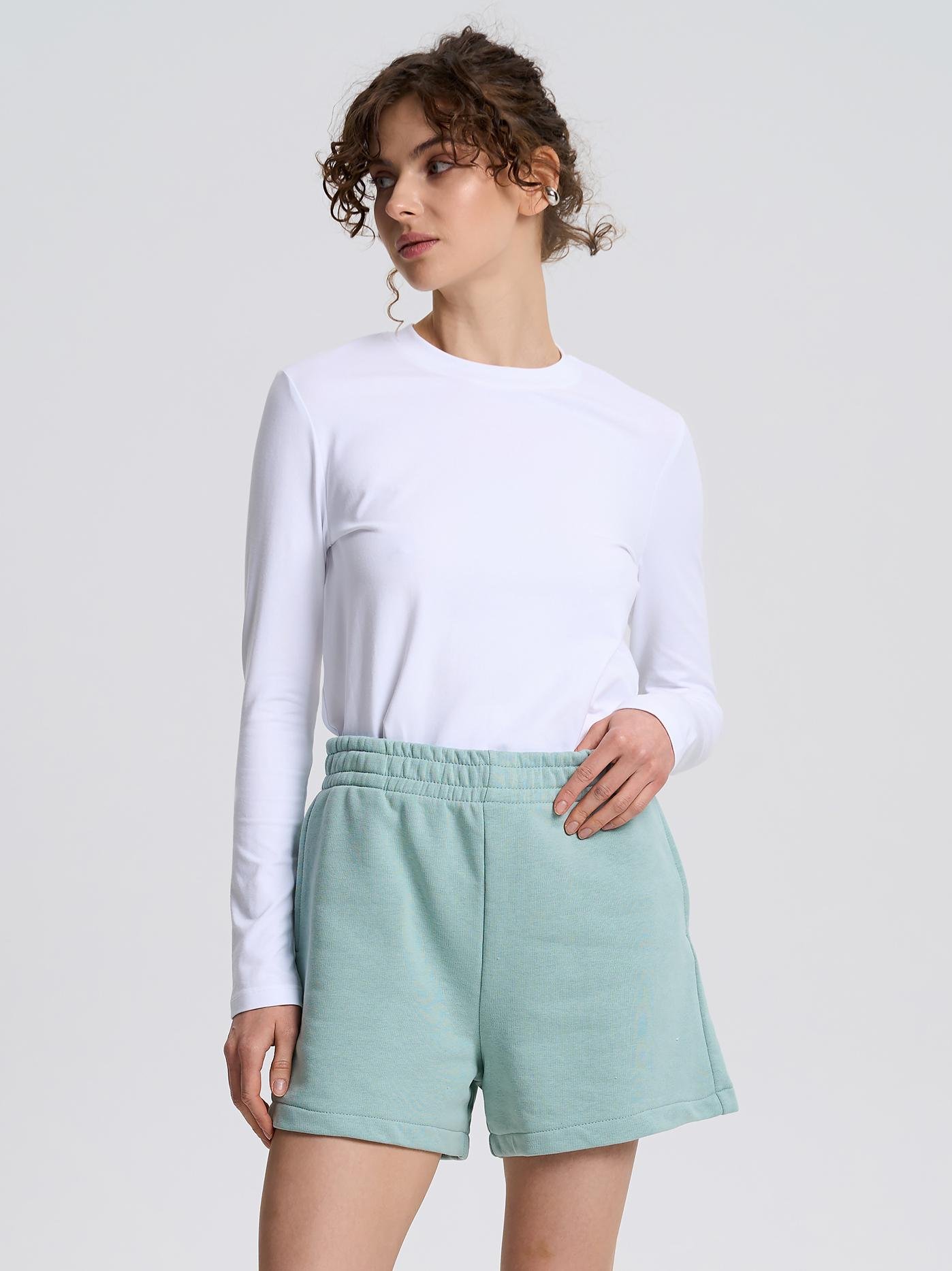 Лонгслив женский классический ROZA 231109 XL Белый (4824005695988) Лонгслив женский классический ROZA 231109 XL Белый (4824005695988)